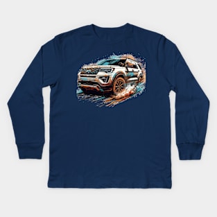 Ford Explorer Kids Long Sleeve T-Shirt